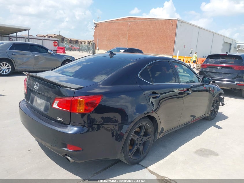 2009 Lexus Is 250 VIN JTHBK262692092660 IAAI salvage auction — FRONT END, Salvage (Texas), sold $425 on 2026-07-15 (photo 4)