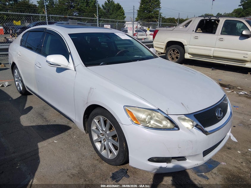 2008 Lexus Gs VIN JTHBE96S280031087 IAAI salvage auction — NORMAL WEAR, Salvage Rebuilt (North Carolina), sold $500 on 2026-07-20 (photo 1)