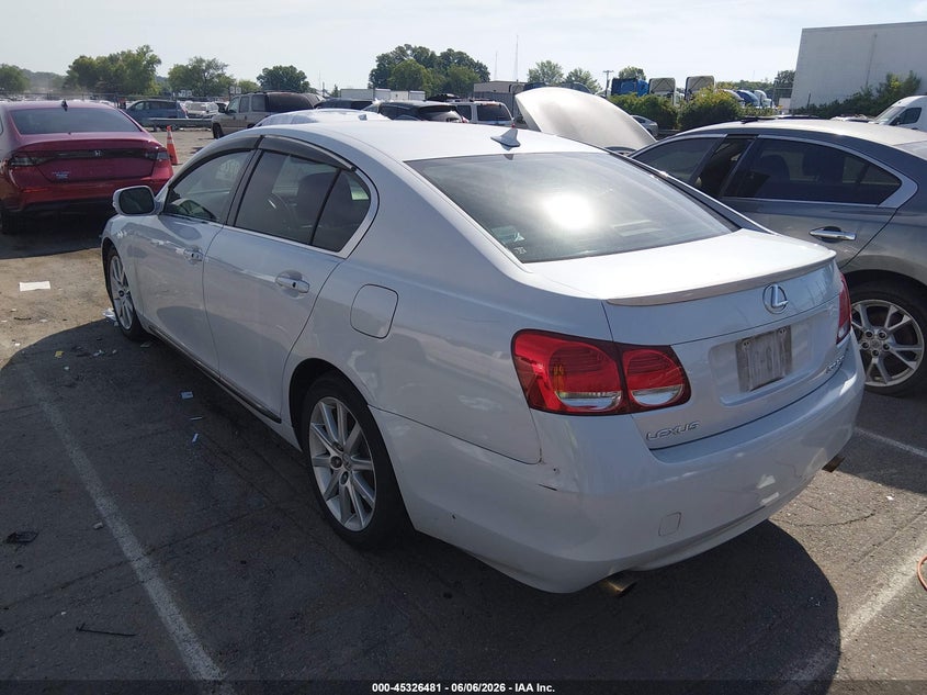 2008 Lexus Gs VIN JTHBE96S280031087 IAAI salvage auction — NORMAL WEAR, Salvage Rebuilt (North Carolina), sold $500 on 2026-07-20 (photo 3)