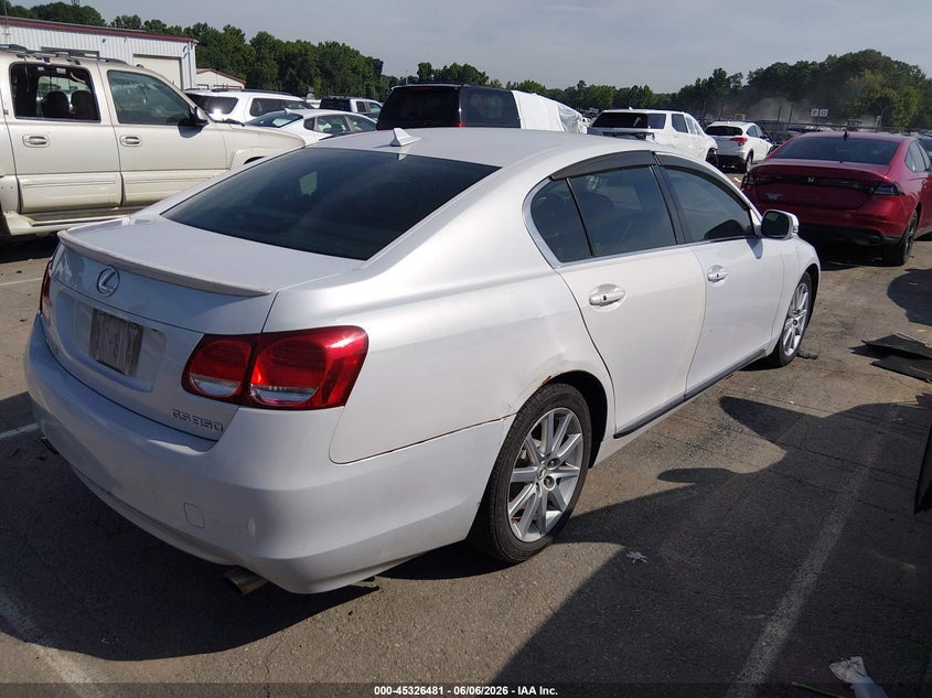 2008 Lexus Gs VIN JTHBE96S280031087 IAAI salvage auction — NORMAL WEAR, Salvage Rebuilt (North Carolina), sold $500 on 2026-07-20 (photo 4)