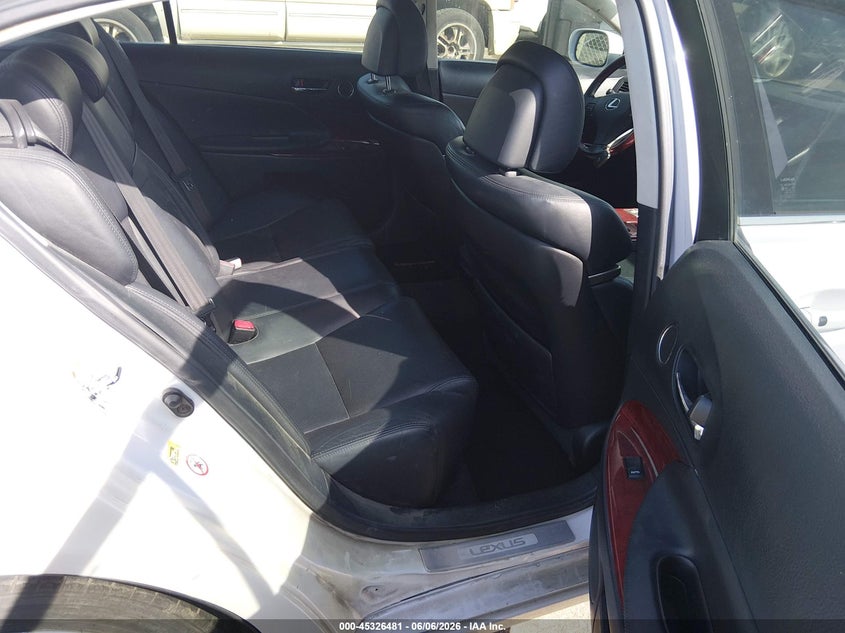 2008 Lexus Gs VIN JTHBE96S280031087 IAAI salvage auction — NORMAL WEAR, Salvage Rebuilt (North Carolina), sold $500 on 2026-07-20 (photo 8)