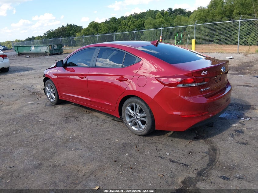 2017 Hyundai Elantra VIN KMHD84LF7HU297818 IAAI salvage auction — FRONT END, Salvage (Mississippi), sold $1,725 on 2026-07-15 (photo 3)
