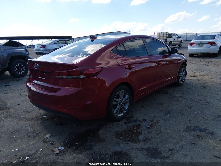 2017 Hyundai Elantra VIN KMHD84LF7HU297818 IAAI salvage auction — FRONT END, Salvage (Mississippi), sold $1,725 on 2026-07-15 (photo 4)