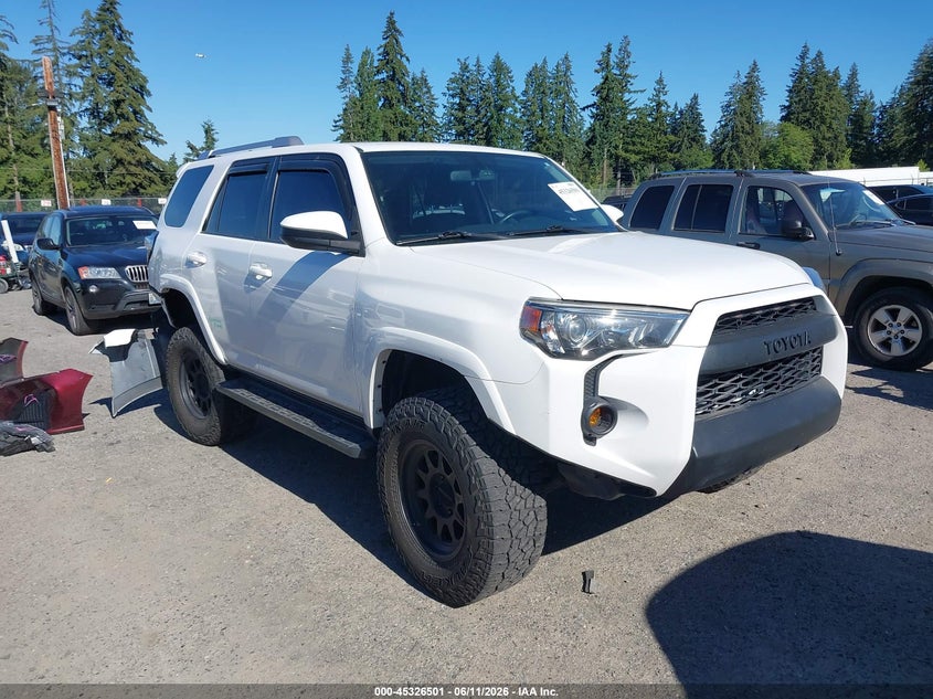2017 Toyota 4runner VIN JTEBU5JR9H5479164 IAAI salvage auction — RIGHT REAR, Bill Of Sale (Washington), sold $6,100 on 2026-07-29 (photo 1)