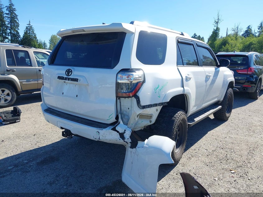 2017 Toyota 4runner VIN JTEBU5JR9H5479164 IAAI salvage auction — RIGHT REAR, Bill Of Sale (Washington), sold $6,100 on 2026-07-29 (photo 4)