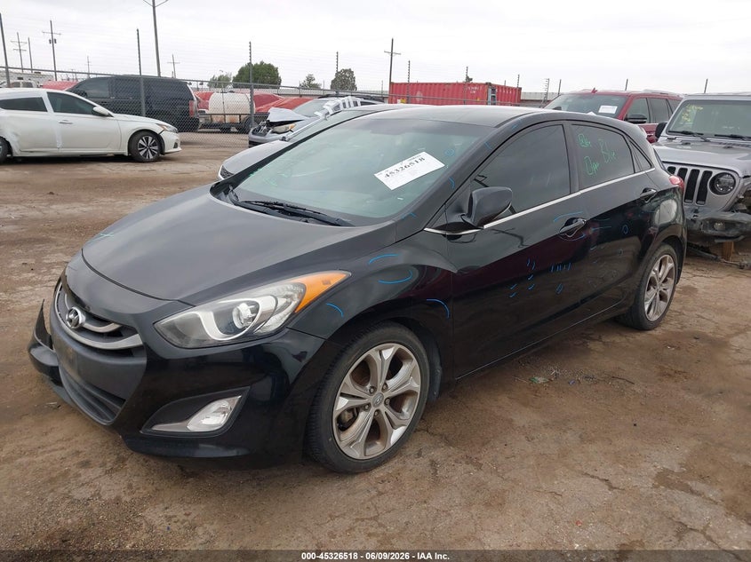 2014 Hyundai Elantra VIN KMHD35LHXEU217137 IAAI salvage auction — FRONT END, Salvage Title, sold $975 on 2026-07-28 (photo 2)