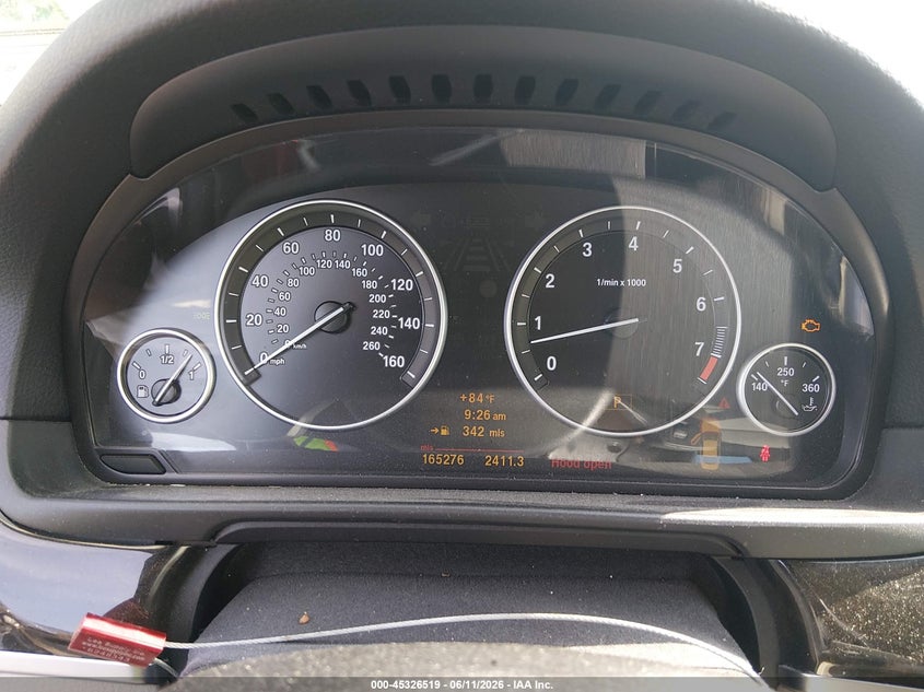 2011 BMW 5 series VIN WBAFR7C56BC607308 IAAI salvage auction — RIGHT FRONT, Clear (Virginia), sold $1,300 on 2026-07-12 (photo 7)