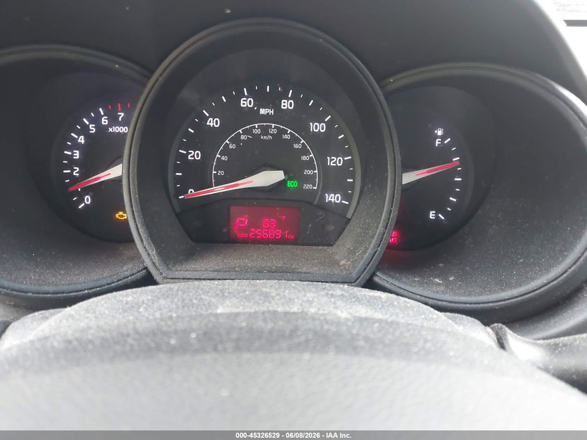 2013 Kia Rio VIN KNADN5A30D6222420 IAAI salvage auction — FRONT END, Salvage Title, sold $225 on 2026-07-09 (photo 7)