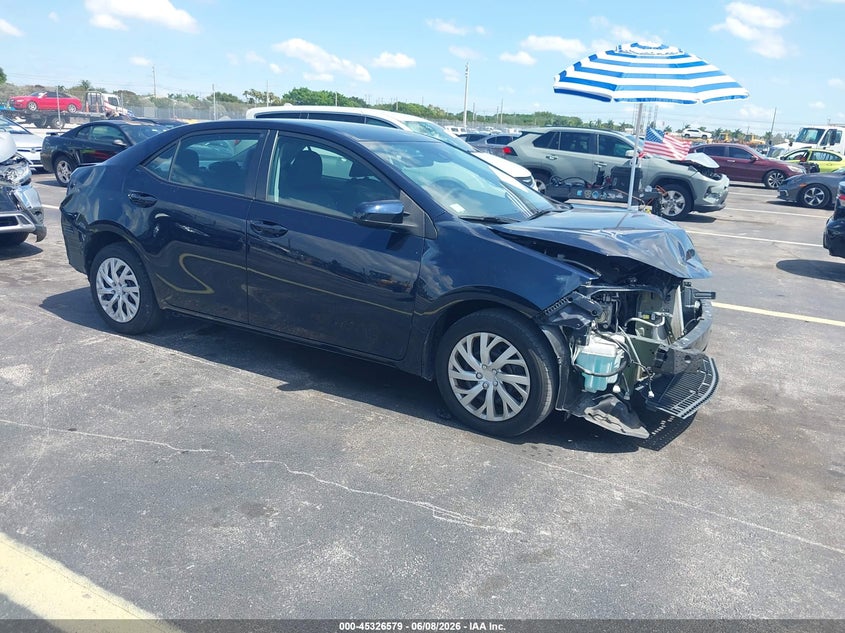2018 Toyota Corolla VIN 5YFBURHE0JP848677 IAAI salvage auction — FRONT & REAR, Salvage Title, sold $3,650 on 2026-07-16 (photo 1)