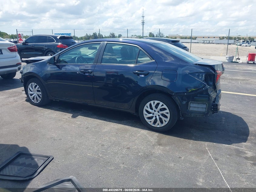 2018 Toyota Corolla VIN 5YFBURHE0JP848677 IAAI salvage auction — FRONT & REAR, Salvage Title, sold $3,650 on 2026-07-16 (photo 3)