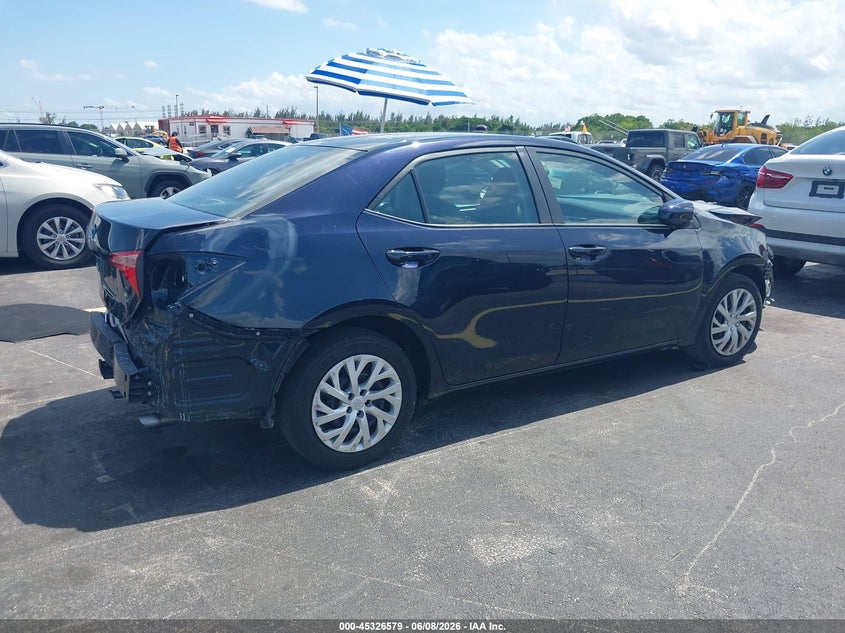 2018 Toyota Corolla VIN 5YFBURHE0JP848677 IAAI salvage auction — FRONT & REAR, Salvage Title, sold $3,650 on 2026-07-16 (photo 4)
