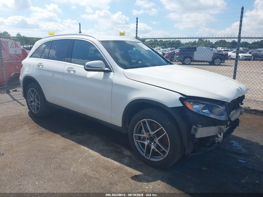 2019 Mercedes-benz Glc VIN WDC0G4JB0KV125244 IAAI salvage auction — FRONT END, Salvage (Alabama), sold $5,500 on 2026-07-06 (photo 1)