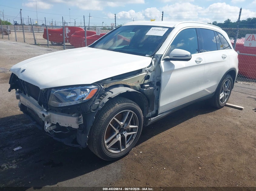 2019 Mercedes-benz Glc VIN WDC0G4JB0KV125244 IAAI salvage auction — FRONT END, Salvage (Alabama), sold $5,500 on 2026-07-06 (photo 2)