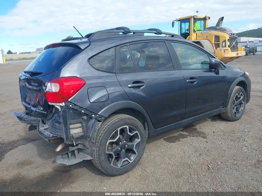 2013 Subaru Xv VIN JF2GPAVCXD2876170 IAAI salvage auction — REAR END, Salvage Title, sold $1,550 on 2026-07-28 (photo 4)