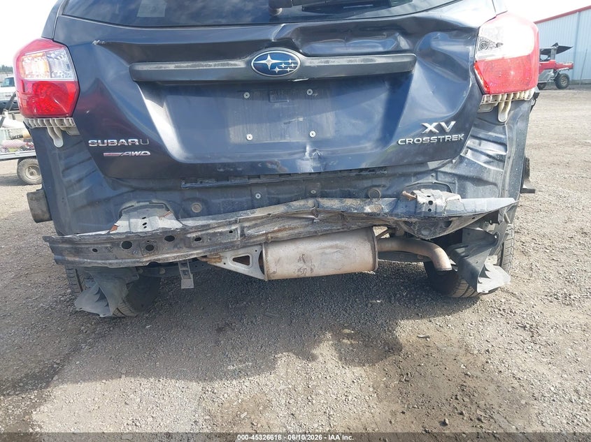2013 Subaru Xv VIN JF2GPAVCXD2876170 IAAI salvage auction — REAR END, Salvage Title, sold $1,550 on 2026-07-28 (photo 6)