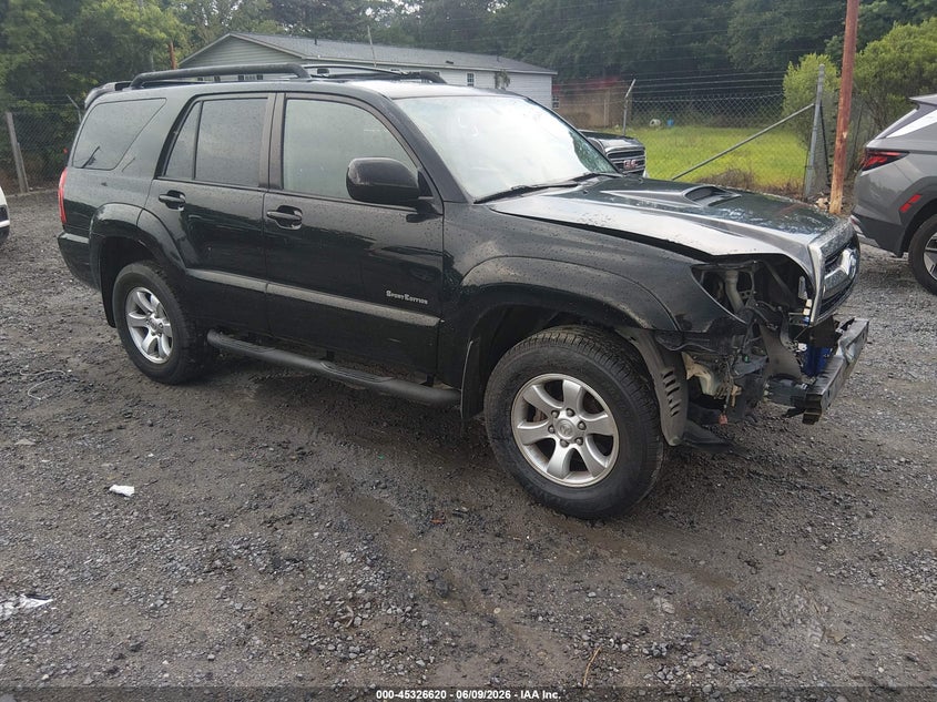2008 Toyota 4runner VIN JTEZU14R780101585 IAAI salvage auction — FRONT END, Clear (South Carolina), sold $5,100 on 2026-07-28 (photo 1)