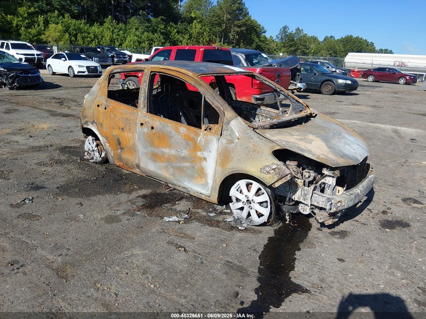 2015 Toyota Yaris VIN VNKKTUD35FA039575 IAAI salvage auction — TOTAL BURN, Salvage Title, sold $75 on 2026-07-15 (photo 1)