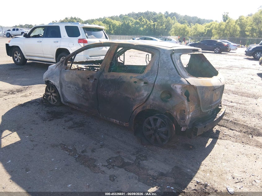 2015 Toyota Yaris VIN VNKKTUD35FA039575 IAAI salvage auction — TOTAL BURN, Salvage Title, sold $75 on 2026-07-15 (photo 3)