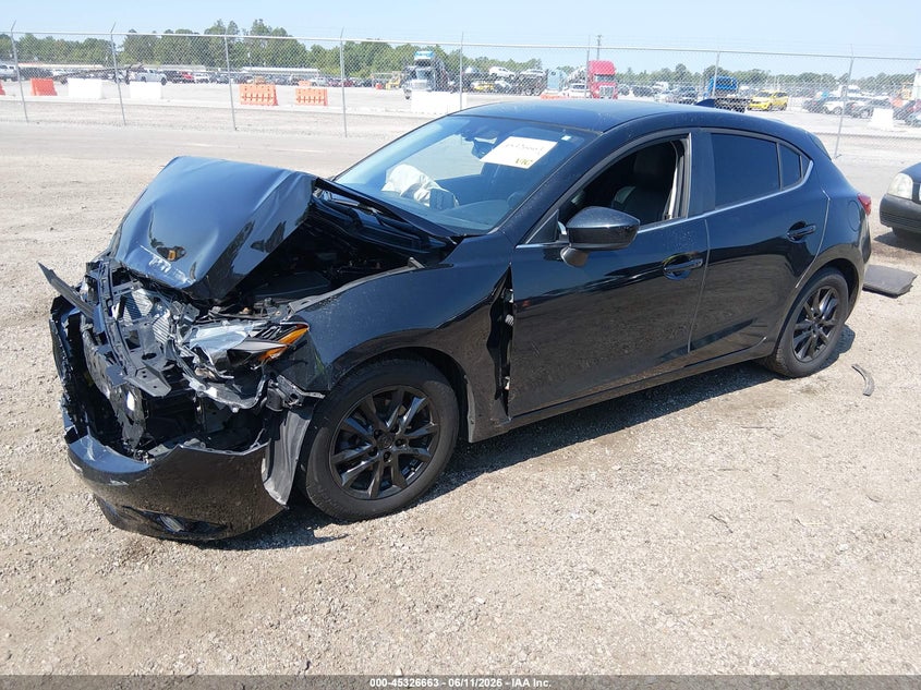 2016 Mazda 3 VIN JM1BM1N71G1341131 IAAI salvage auction — FRONT END, Salvage (South Carolina), sold $500 on 2026-07-22 (photo 2)