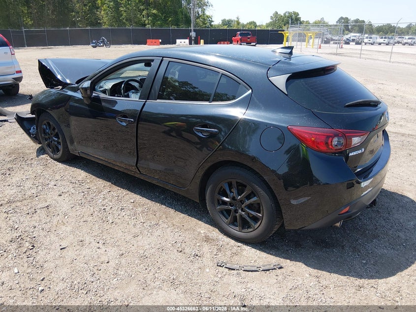 2016 Mazda 3 VIN JM1BM1N71G1341131 IAAI salvage auction — FRONT END, Salvage (South Carolina), sold $500 on 2026-07-22 (photo 3)