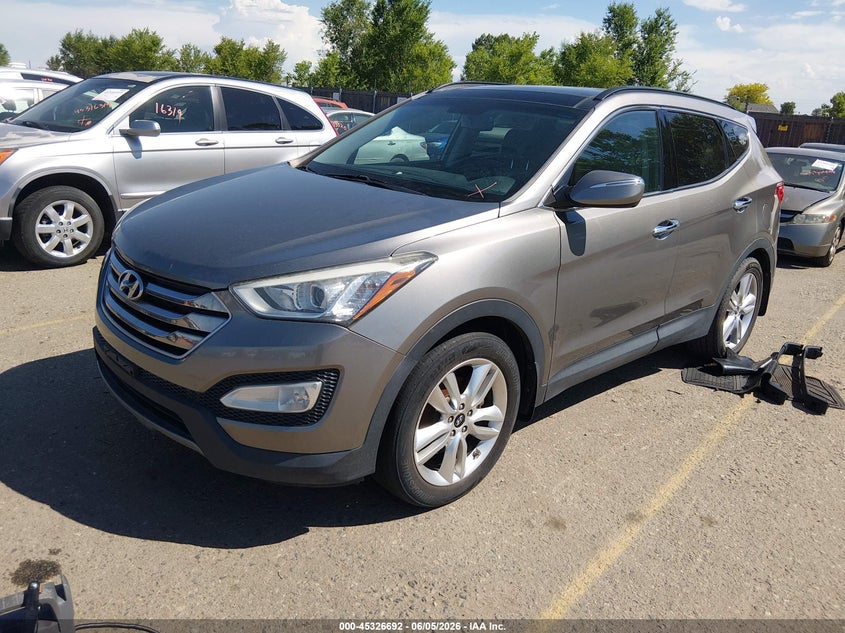 2015 Hyundai Santa fe VIN 5XYZW4LA5FG241976 IAAI salvage auction — NORMAL WEAR, Salvage Title, sold $900 on 2026-07-07 (photo 2)