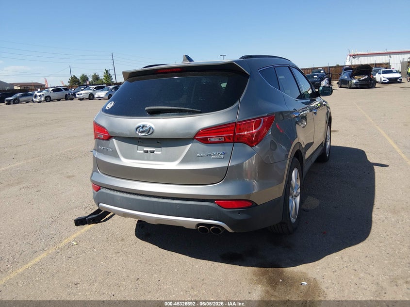 2015 Hyundai Santa fe VIN 5XYZW4LA5FG241976 IAAI salvage auction — NORMAL WEAR, Salvage Title, sold $900 on 2026-07-07 (photo 4)