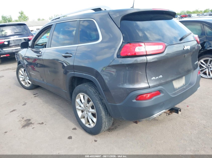 2016 Jeep Cherokee VIN 1C4PJMDS9GW279339 IAAI salvage auction — FRONT END, Salvage (Ohio), sold $425 on 2026-07-09 (photo 3)