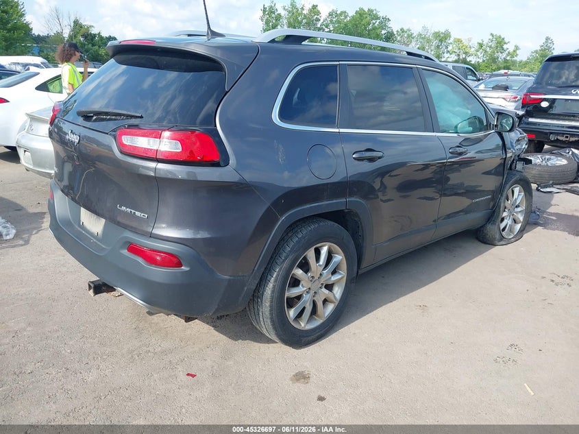 2016 Jeep Cherokee VIN 1C4PJMDS9GW279339 IAAI salvage auction — FRONT END, Salvage (Ohio), sold $425 on 2026-07-09 (photo 4)