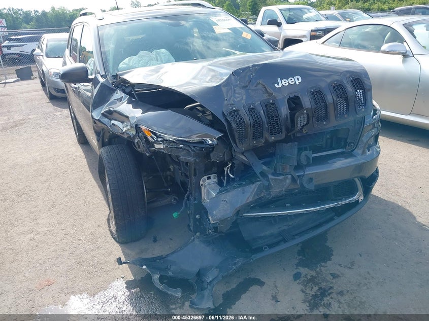 2016 Jeep Cherokee VIN 1C4PJMDS9GW279339 IAAI salvage auction — FRONT END, Salvage (Ohio), sold $425 on 2026-07-09 (photo 6)