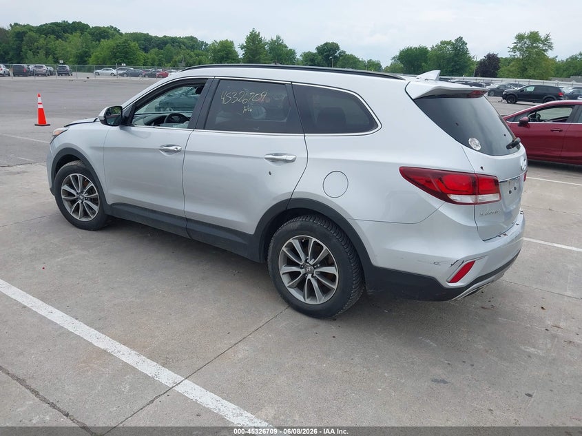 2017 Hyundai Santa fe VIN KM8SM4HF9HU201957 IAAI salvage auction — FRONT END, Clear (Indiana), sold $1,500 on 2026-07-22 (photo 3)
