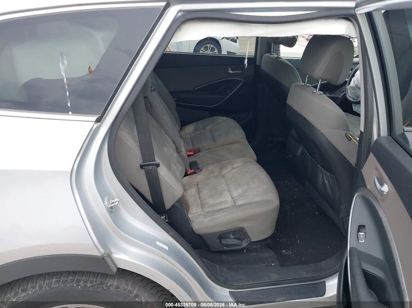 2017 Hyundai Santa fe VIN KM8SM4HF9HU201957 IAAI salvage auction — FRONT END, Clear (Indiana), sold $1,500 on 2026-07-22 (photo 8)