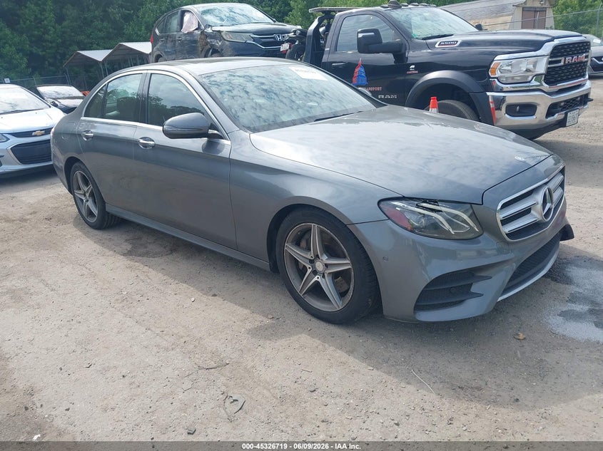 2017 Mercedes-benz E-klasse VIN WDDZF4KB7HA033987 IAAI salvage auction — LEFT FRONT, Salvage - 75% Or Less (Maryland), sold $2,050 on 2026-07-28 (photo 1)