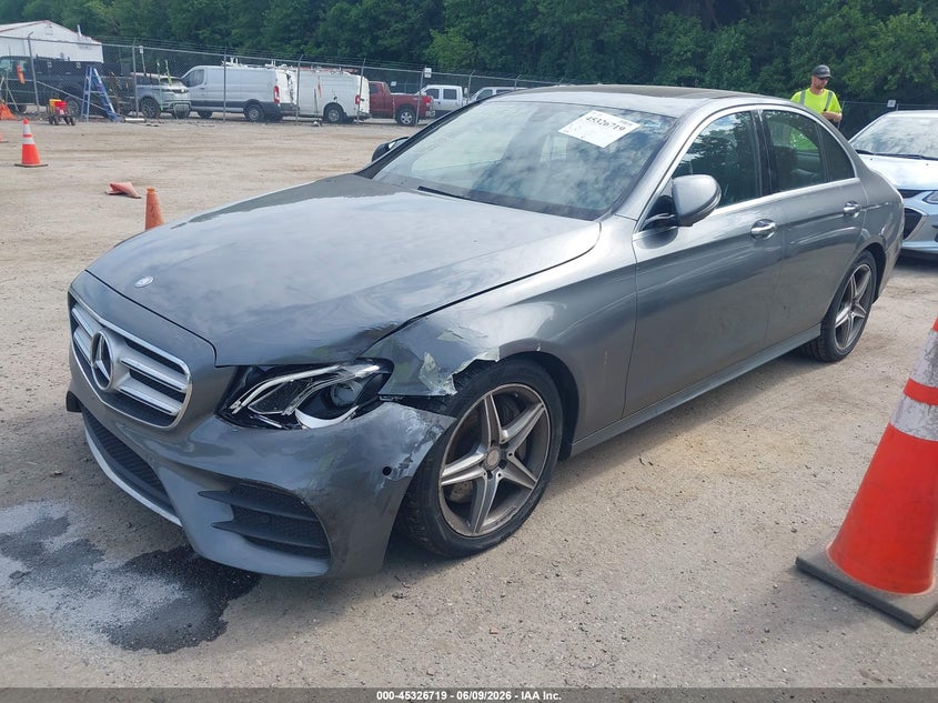 2017 Mercedes-benz E-klasse VIN WDDZF4KB7HA033987 IAAI salvage auction — LEFT FRONT, Salvage - 75% Or Less (Maryland), sold $2,050 on 2026-07-28 (photo 2)