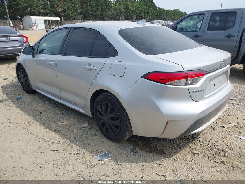 2020 Toyota Corolla VIN 5YFEPRAE6LP004435 IAAI salvage auction — UNKNOWN, Salvage Title, sold $25 on 2026-07-27 (photo 3)
