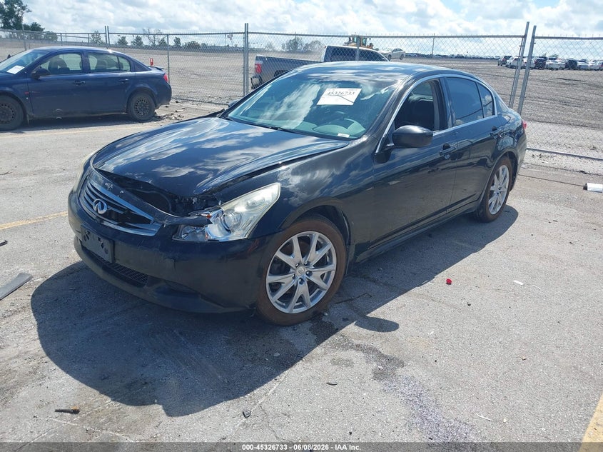 2009 Infiniti G37 VIN JNKCV61F19M354439 IAAI salvage auction — LEFT FRONT, Salvage (Iowa), sold $575 on 2026-07-07 (photo 2)