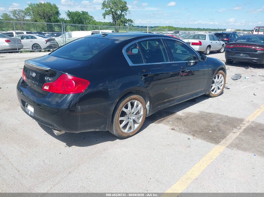 2009 Infiniti G37 VIN JNKCV61F19M354439 IAAI salvage auction — LEFT FRONT, Salvage (Iowa), sold $575 on 2026-07-07 (photo 4)