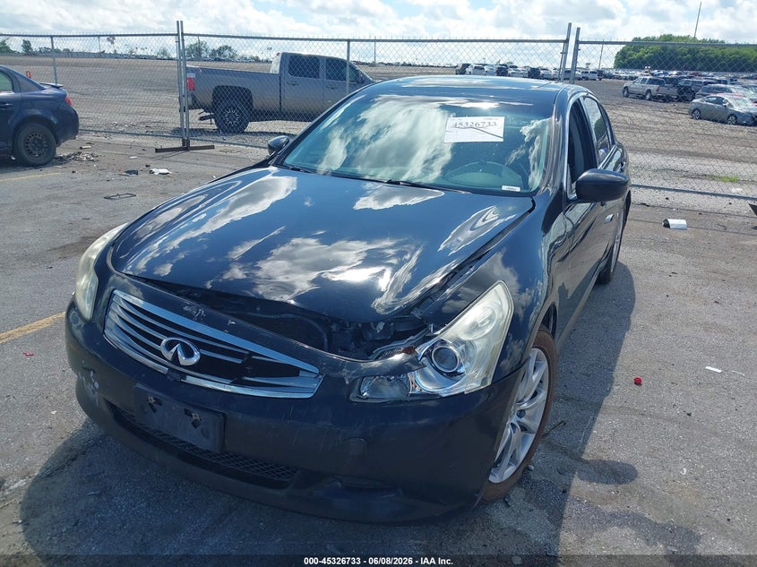 2009 Infiniti G37 VIN JNKCV61F19M354439 IAAI salvage auction — LEFT FRONT, Salvage (Iowa), sold $575 on 2026-07-07 (photo 6)