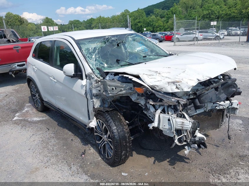 2019 Mitsubishi Outlander VIN JA4AP3AU6KU008192 IAAI salvage auction — FRONT END, Salvage Title, sold $600 on 2026-07-26 (photo 1)