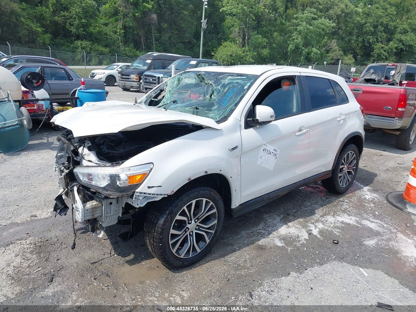 2019 Mitsubishi Outlander VIN JA4AP3AU6KU008192 IAAI salvage auction — FRONT END, Salvage Title, sold $600 on 2026-07-26 (photo 2)