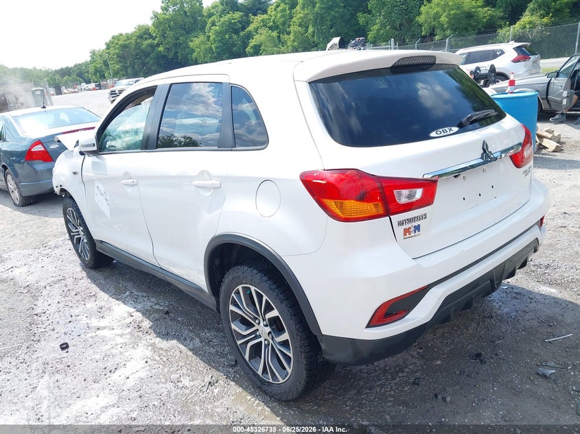 2019 Mitsubishi Outlander VIN JA4AP3AU6KU008192 IAAI salvage auction — FRONT END, Salvage Title, sold $600 on 2026-07-26 (photo 3)