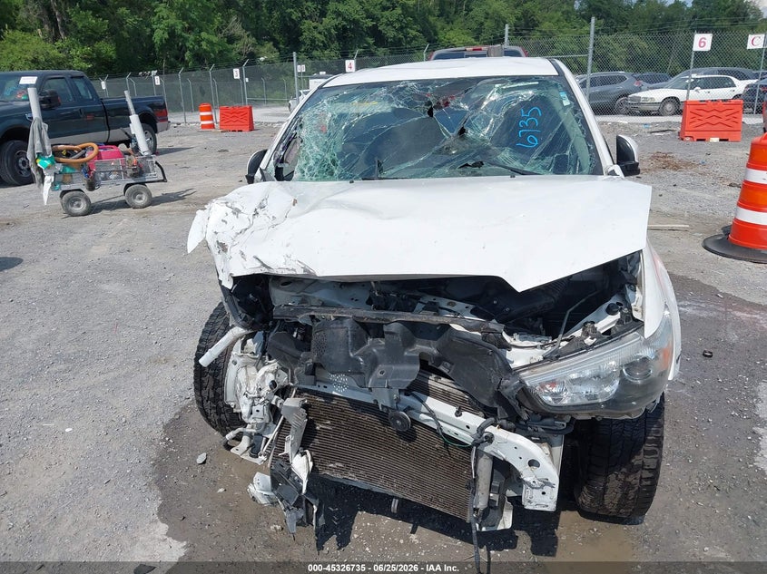 2019 Mitsubishi Outlander VIN JA4AP3AU6KU008192 IAAI salvage auction — FRONT END, Salvage Title, sold $600 on 2026-07-26 (photo 6)