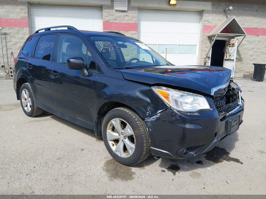 2014 Subaru Forester VIN JF2SJAEC9EH505088 IAAI salvage auction — FRONT END, Salvage Title, sold $500 on 2026-07-09 (photo 1)