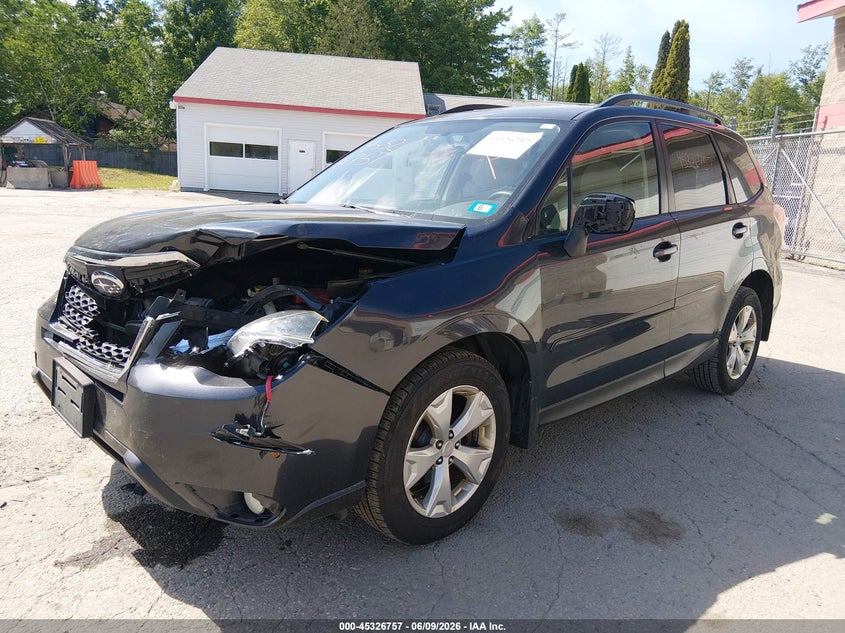 2014 Subaru Forester VIN JF2SJAEC9EH505088 IAAI salvage auction — FRONT END, Salvage Title, sold $500 on 2026-07-09 (photo 2)