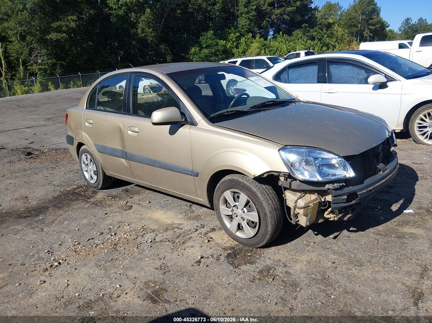 2006 Kia Rio VIN KNADE123966149381 IAAI salvage auction — SIDE, Salvage (Mississippi), sold $250 on 2026-07-15 (photo 1)