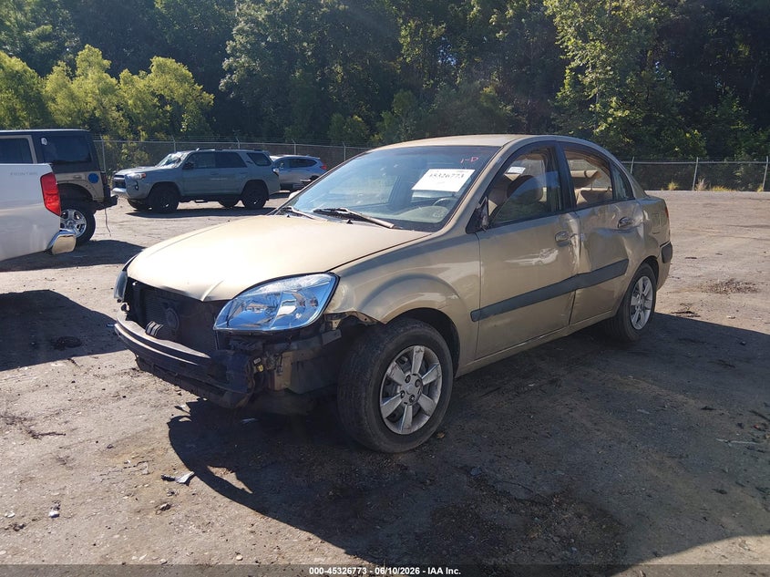 2006 Kia Rio VIN KNADE123966149381 IAAI salvage auction — SIDE, Salvage (Mississippi), sold $250 on 2026-07-15 (photo 2)