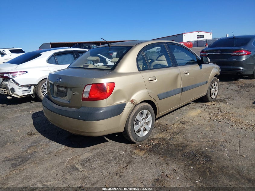 2006 Kia Rio VIN KNADE123966149381 IAAI salvage auction — SIDE, Salvage (Mississippi), sold $250 on 2026-07-15 (photo 4)