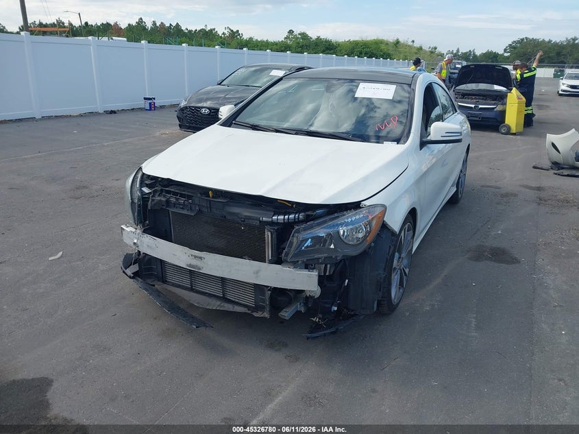 2018 Mercedes-benz Cla-klasse VIN WDDSJ4EBXJN526721 IAAI salvage auction — FRONT END, Salvage Title, sold $3,450 on 2026-08-10 (photo 2)