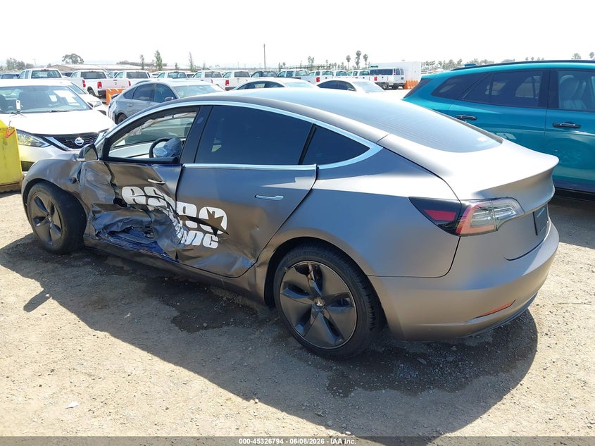 2020 Tesla Model 3 VIN 5YJ3E1EAXLF739761 IAAI salvage auction — LEFT SIDE, Salvage Title, sold $3,500 on 2026-07-09 (photo 3)