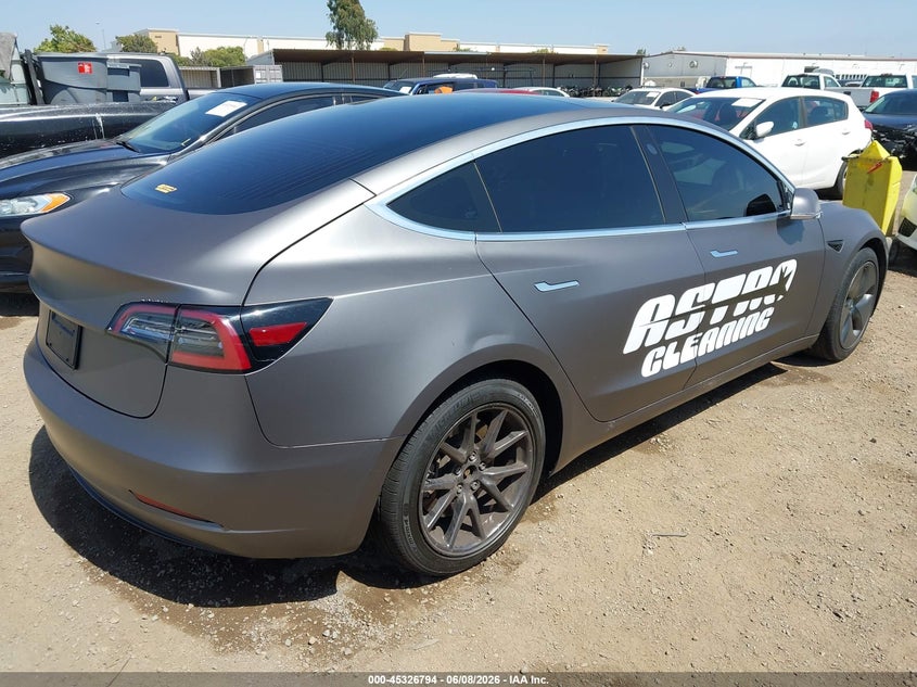 2020 Tesla Model 3 VIN 5YJ3E1EAXLF739761 IAAI salvage auction — LEFT SIDE, Salvage Title, sold $3,500 on 2026-07-09 (photo 4)