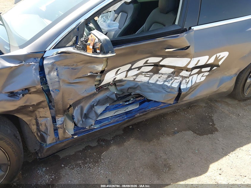 2020 Tesla Model 3 VIN 5YJ3E1EAXLF739761 IAAI salvage auction — LEFT SIDE, Salvage Title, sold $3,500 on 2026-07-09 (photo 6)